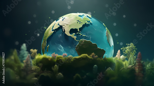 Environmental protection background  world environment day background  protect the environment