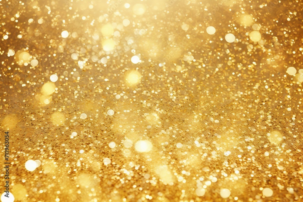 Diffuse background of golden particles Diffuse background of golden particles