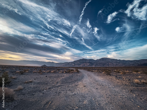 Death Valley Desert. National Park. Eastern California, Mojave Desert, The Great Basin Desert. The hottest place on Earth.