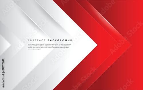 red and white modern abstract background design template photo