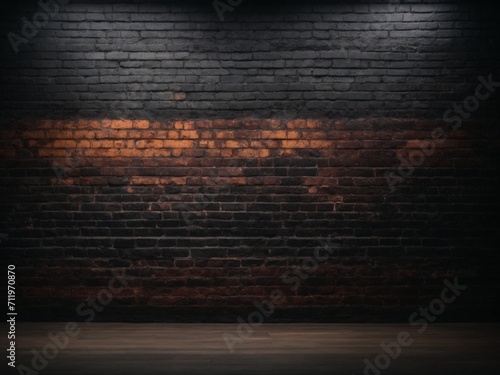 Indoor interior wall room wallpaper, grunge brick wall texture background