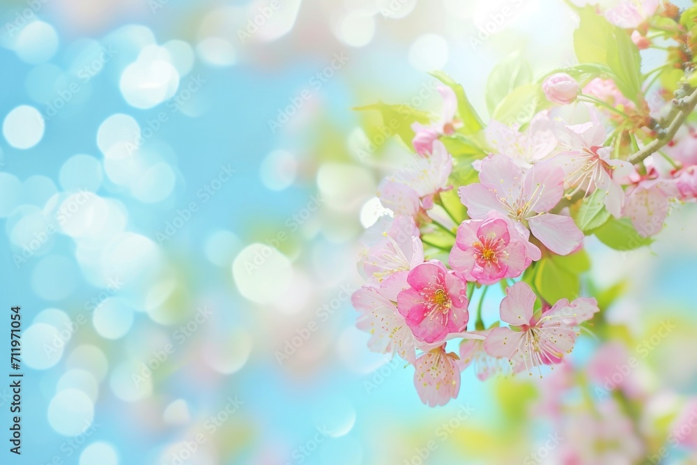 Floral flower spring abstract background. Generative AI. Floral flower spring abstract background. Generative AI.