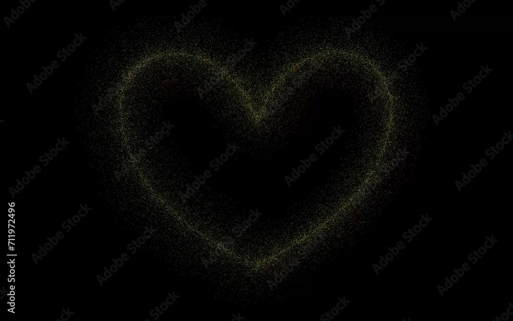 Shining gold sparkling heart. Valentines day background. Love. Gift Shining gold sparkling heart. Valentines day background. Love. Gift
