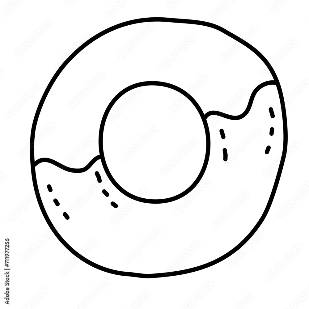 Donuts of doodle clip art vector illustration Donuts of doodle clip art vector illustration