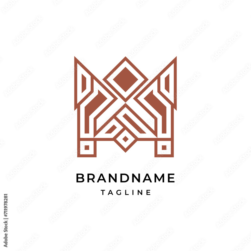 Unique modern geometric creative elegant letter W logo template Unique modern geometric creative elegant letter W logo template