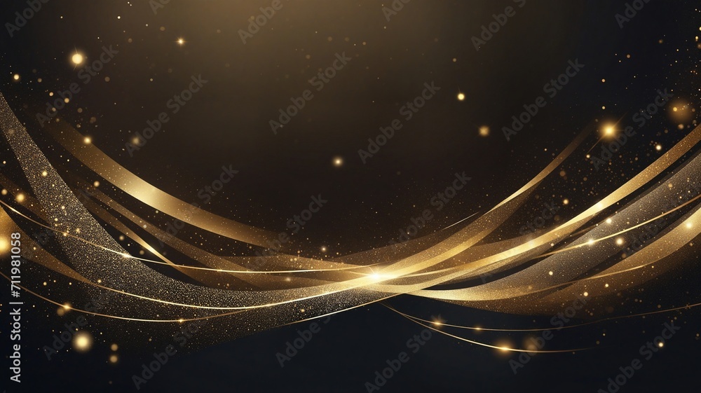 Golden background template Golden background template