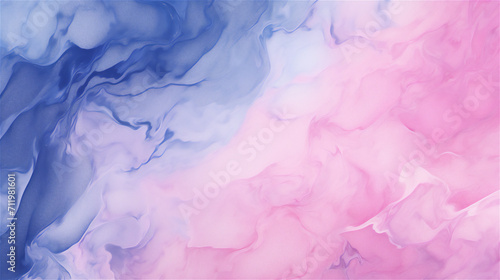 Whimsical Lavender Swirls: Pastel Wave in Pink and Blue  © LANGSSI