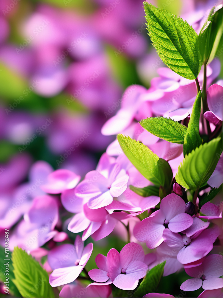 flowers in the garden background