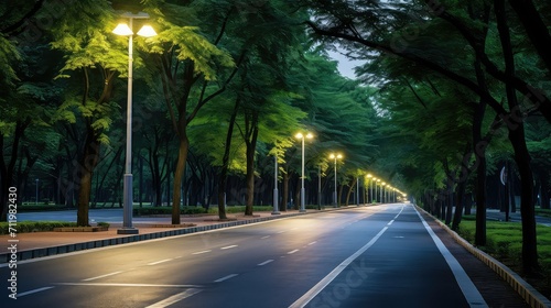 pavement light road background illustration urban night, evening dawn, dusk sunrise pavement light road background