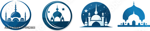 mosque illustration, for logos or other vector illustration needs