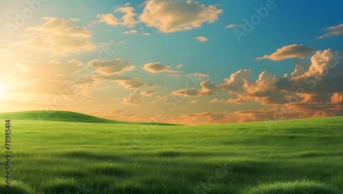Fresh grass with sky background  vibrant  hd  4k  high-quality  highly detailed  photorealistic  RAW  high quality  dynamic lighting  sharp focus  ultra realistic. generative AI
