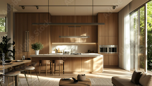 kitchen modernist interior photo