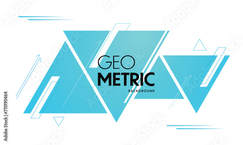 矢印をあしらった幾何学背景　ベクター素材