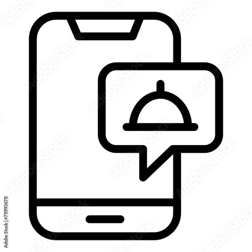 Order online food delivery icon