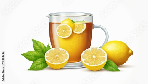 Illustration of a Lemon Tea Design