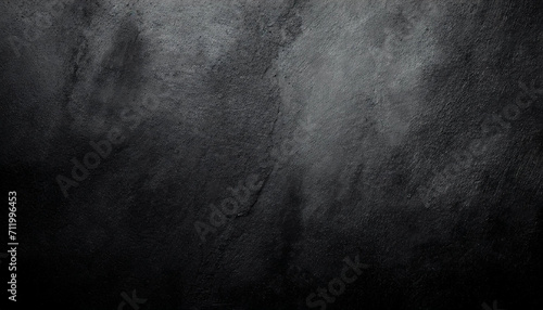black rough texture abstract background showcases the raw elegance of a cement wall, evoking strength and urban sophistication  photo