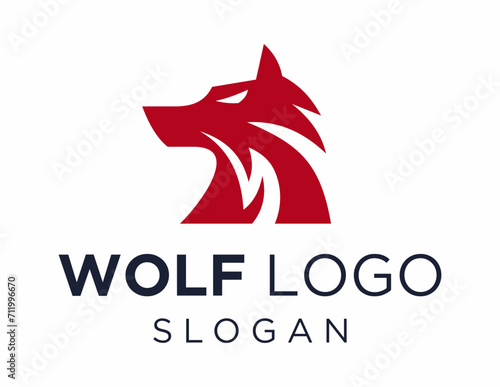 Logo design about Wolf on a white background. made using the CorelDraw application.