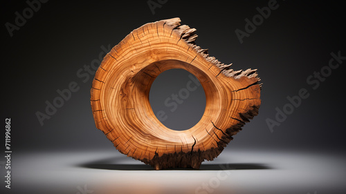 piece of wood shaped photo