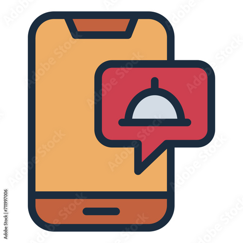 Order online food delivery icon