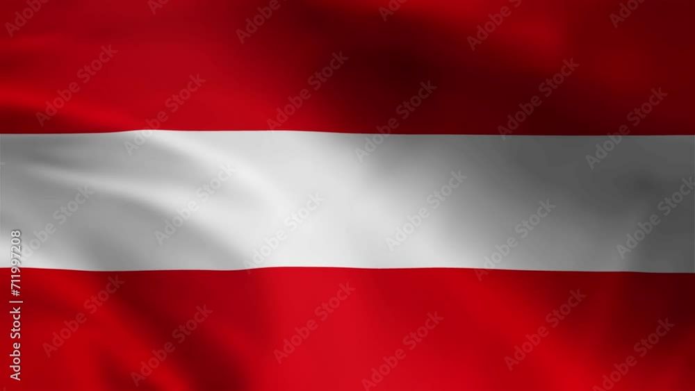 4K Ultra HD Realistic Waving Flag Animation of Austria 4K Ultra HD Realistic Waving Flag Animation of Austria