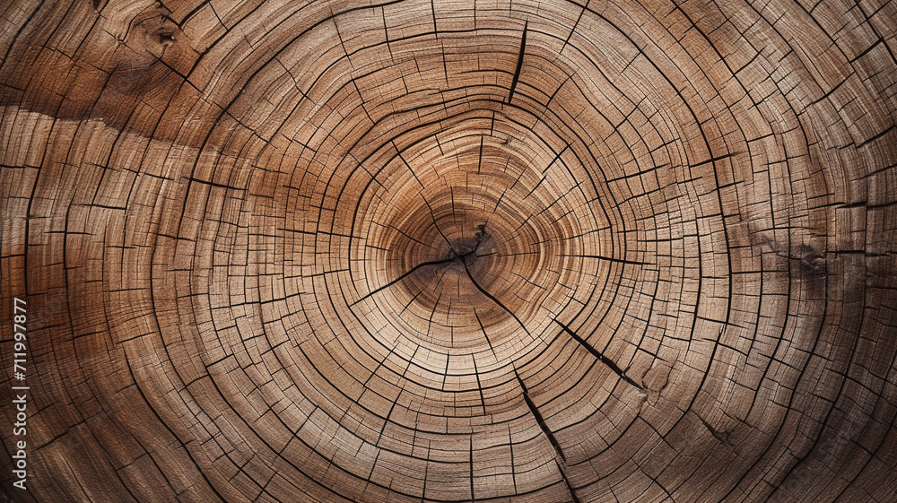 section of the tree trunk with annual rings. - Slice wood. section of the tree trunk with annual rings. - Slice wood.