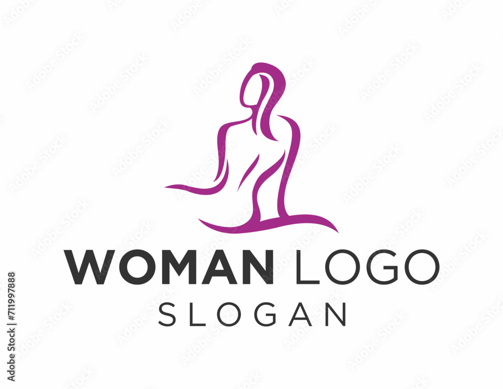 Logo design about Woman on a white background. made using the CorelDraw application. Logo design about Woman on a white background. made using the CorelDraw application.