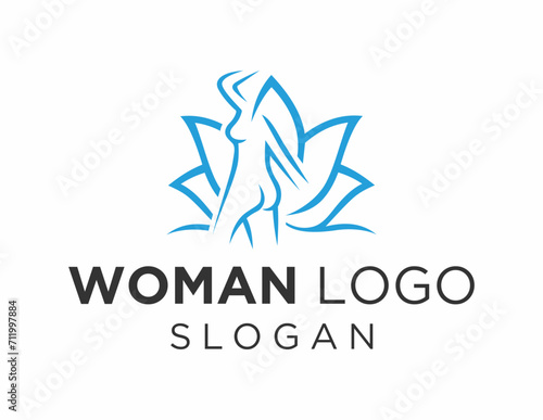 Logo design about Woman on a white background. made using the CorelDraw application.