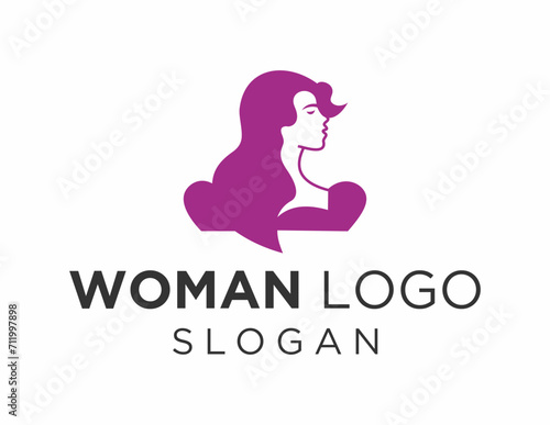 Logo design about Woman on a white background. made using the CorelDraw application.