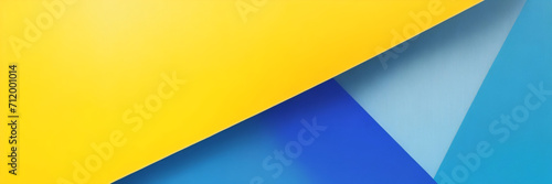 Abstrakter Grunge-Hintergrundvektor mit Pinsel und Halbtoneffekt  Template-Design-Banner mit blauem und gelbem Farbverlauf der ukrainischen Flagge 