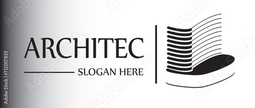 Building shaped logo, great idea for building construction companies and architects