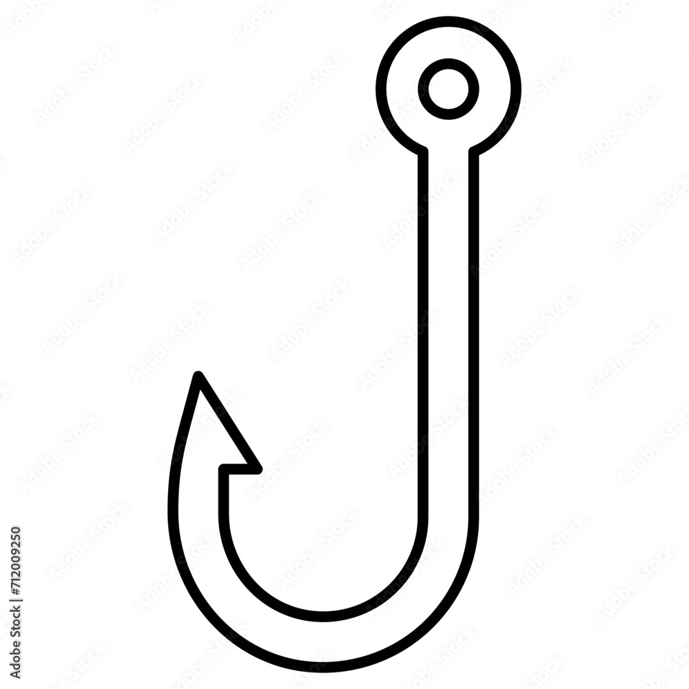 fishing hook icon fishing hook icon