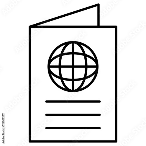 citizenship passport  icon