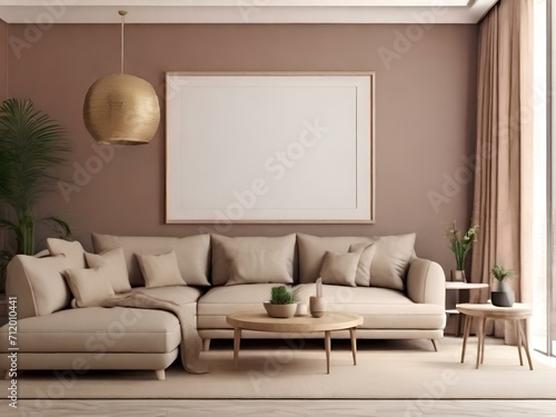 modern living room  Generative AI