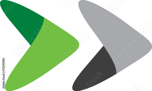 abstract arrow logo , delivery logo