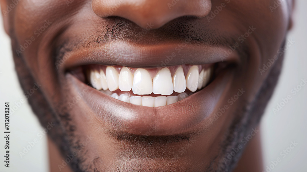 close-up of handsome man with perfect smile. tooth whitening concept close-up of handsome man with perfect smile. tooth whitening concept