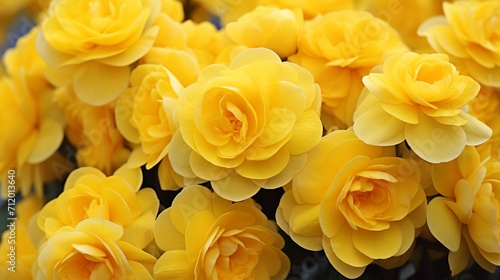 yellow flowers background generated by AI tool