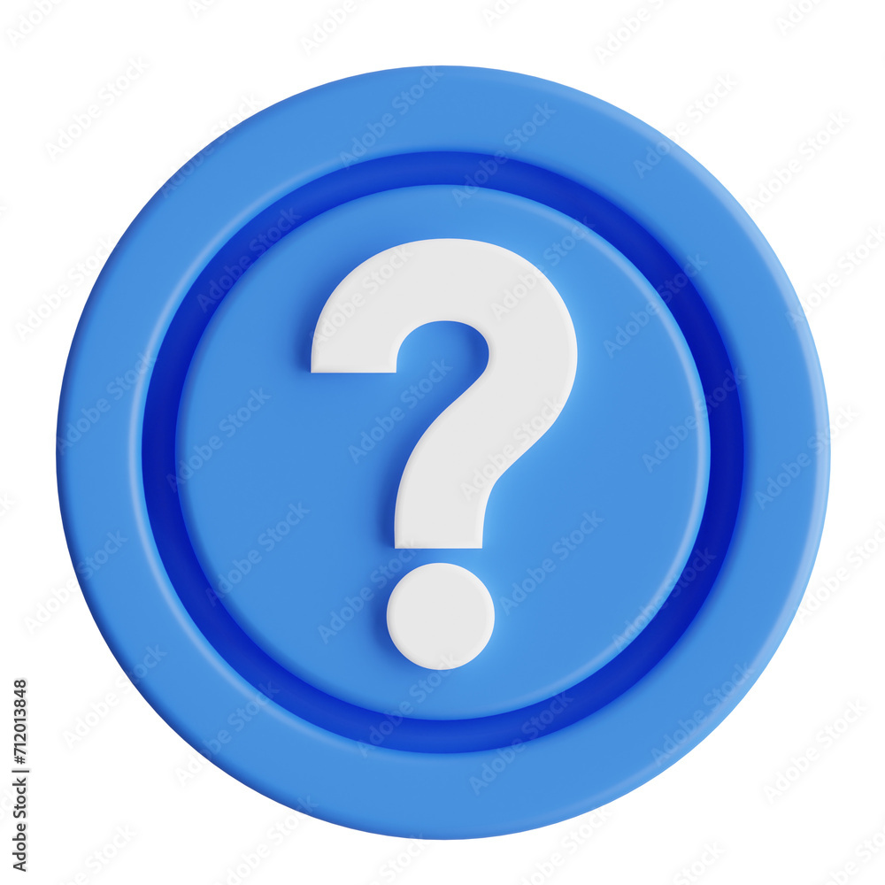 3D Question Sign Model Communication for Seeking Answers. 3d illustration, 3d element, 3d rendering. 3d visualization isolated on a transparent background 3D Question Sign Model Communication for Seeking Answers. 3d illustration, 3d element, 3d rendering. 3d visualization isolated on a transparent background