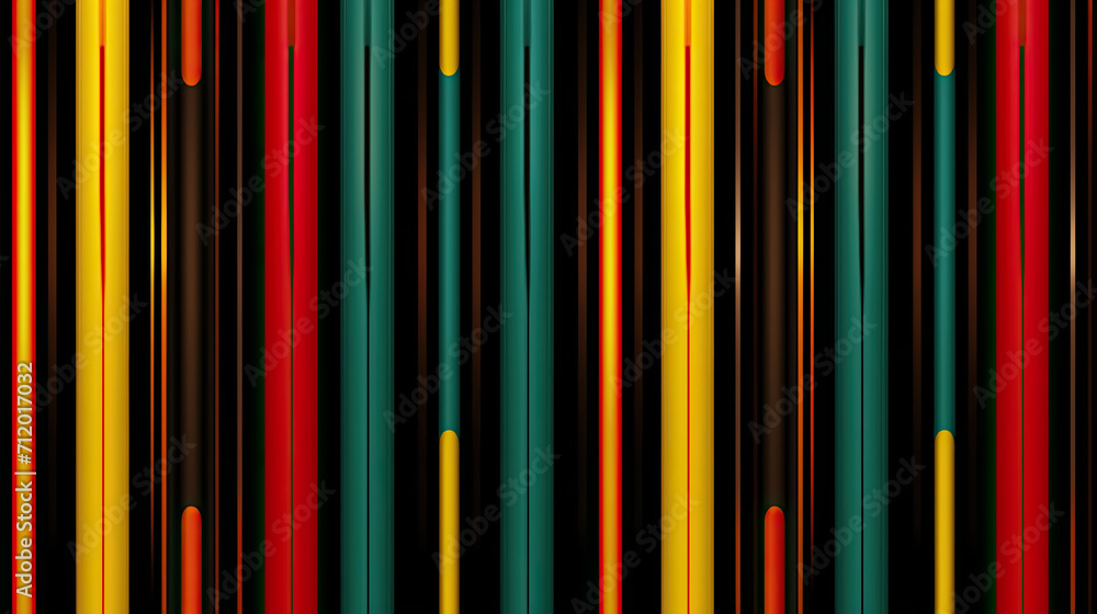 Abstract Colorful African Culture Stripe Patterns Illustration Art. Black History Month Concept Abstract Colorful African Culture Stripe Patterns Illustration Art. Black History Month Concept