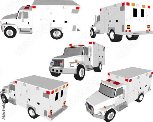 Vector sketch illustration design of fast motion ambulance car taking patient to hospital