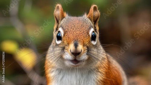 Squirrel Up-Close created with Generative AI Technology, ai, generative