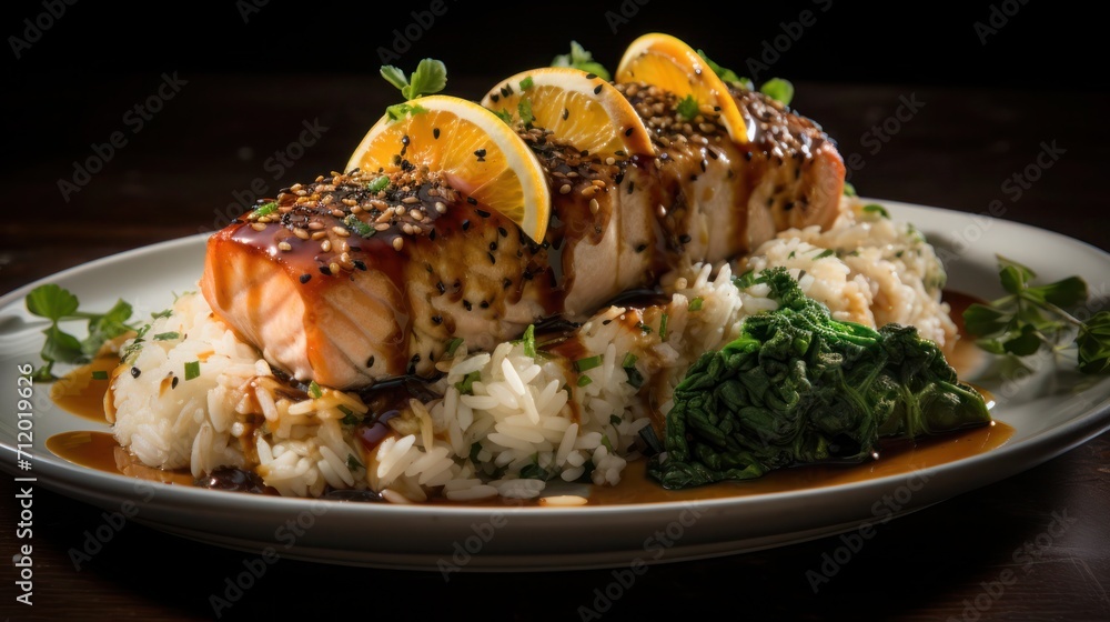 grilled salmon steak grilled salmon steak