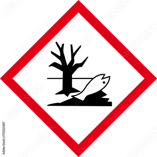 ghs hazardous, transport icon, warning symbol ghs - sga safety sign, pictogram, environmental, hazards to aquatic  , and other environments
