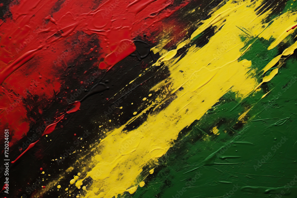 Abstract Watercolor Grunge Texture Wall Splash Spot Digital Art Illustration Canvas with Red, Yellow, and Green Painting, Black History Month Celebration Background Abstract Watercolor Grunge Texture Wall Splash Spot Digital Art Illustration Canvas with Red, Yellow, and Green Painting, Black History Month Celebration Background