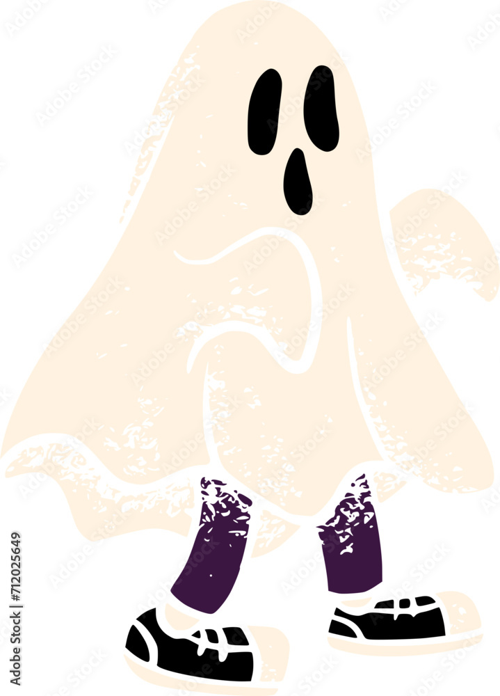 Obraz premium Halloween Ghost Mascot