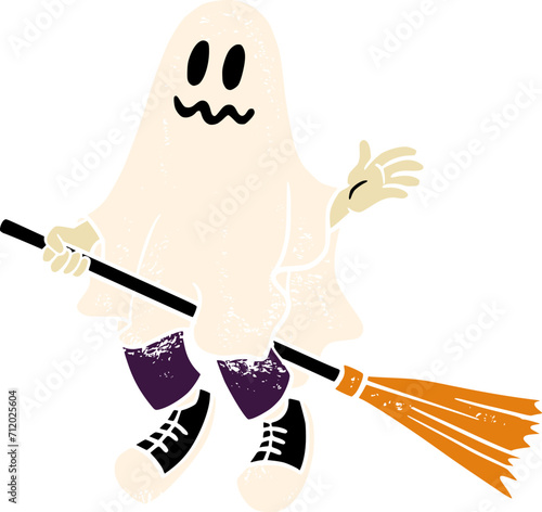 Halloween Ghost Mascot