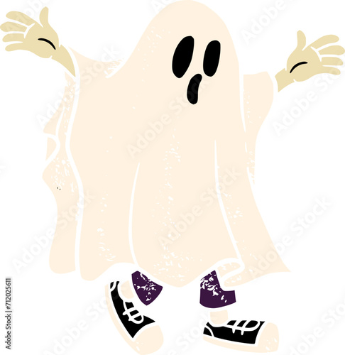 Halloween Ghost Mascot