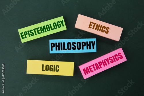 The four disciplines of philosophy are epistemology, ethics, logic, and metaphysics photo