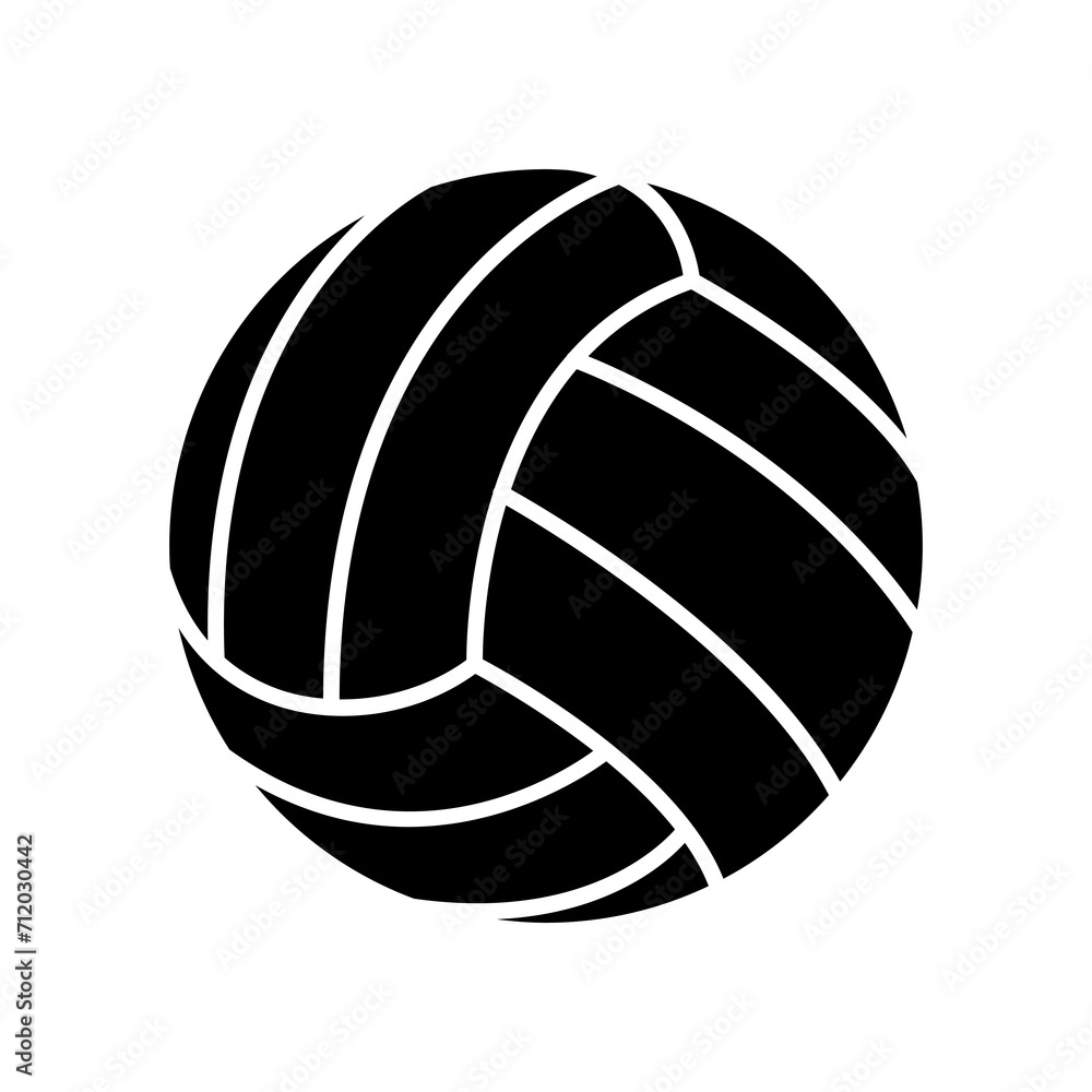 volley ball icon logo vector image