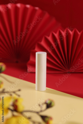 lipstick lunar new year concept 