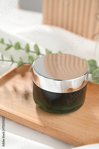 unmarked brand cream product concept